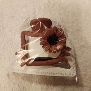 Cute Kitty Flower Hair Clip